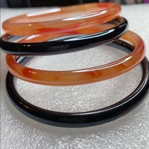 Vintage Glass Bangles set of 4
